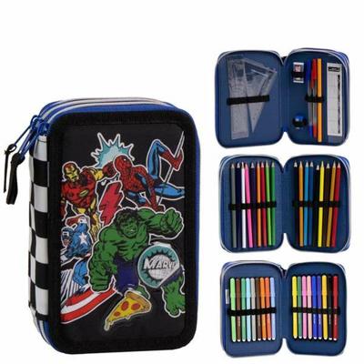 Pennenzak The Avengers Zwart 12,5 x 6,5 x 19,5 cm
