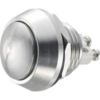 TRU COMPONENTS 701256 GQ12B-S Vandalismebestendige druktoets 48 V/DC 2 A 1x uit/(aan) Moment IP65 1 stuk(s) - thumbnail