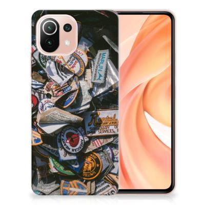 Xiaomi Mi 11 Lite | 11 Lite 5G NE | Siliconen hoesje | met foto Badges