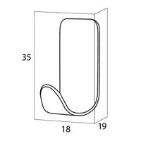 Tiger Haak Basic 2Stuks RVS - thumbnail