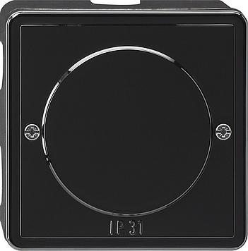 Gira aftakdoos druipwaterdicht IP31 zwart S-Color