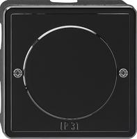 Gira aftakdoos druipwaterdicht IP31 zwart S-Color - thumbnail