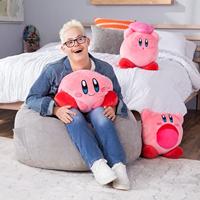 Tomy mocchi mocchi mega kirby knuffel pluche, 32cm - thumbnail