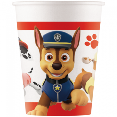 Paw Patrol Ready For Action Papieren Bekers 8 Stuks
