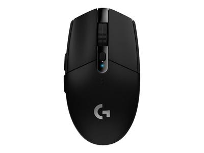 Logitech G305 Lightspeed Draadloze Gaming Muis, HERO sensor, 12.000DPI, lichtgewicht, 6 Programmeerbare Knoppen, batterijduur 250 uur, on-board geheugen, PC/Mac - Zwart