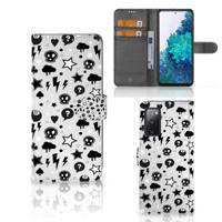 Telefoonhoesje met Naam Samsung Galaxy S20 FE Silver Punk | Portemonnee hoesje - thumbnail