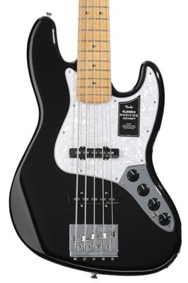 Fender Player II Modified Active Jazz Bass V MN Dusk 5-snarige elektrische basgitaar met gigbag