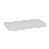 Schuurspons vikan zacht 125x245x23mm wit nylon | 10 stuks - thumbnail