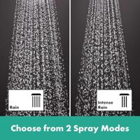 Hansgrohe Showerpipe Vernis Blend 200 1 Jet Met Douchethermostaat Mat Zwart - thumbnail