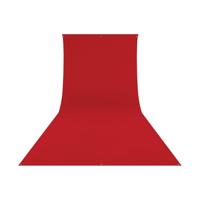 Westcott Rimpelbestendig 9 'x 20' (2,75 x 6,1 m) Achtergrond voor fotoshoots, groepsportretten en fotocabines - draagbaar en reisvriendelijk (scharlaken rood) - thumbnail