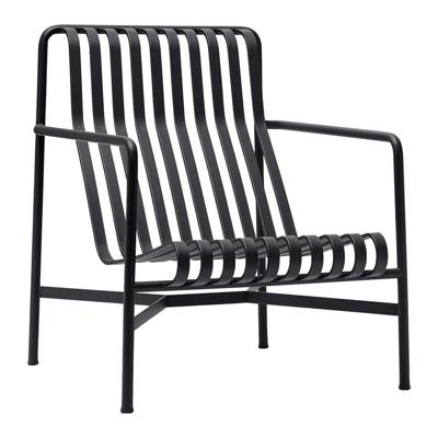 HAY Palissade lounge high tuinstoel anthracite