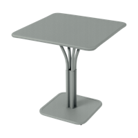 Fermob Luxembourg tuintafel kolom 71x71 cm Lapilli Grey - thumbnail
