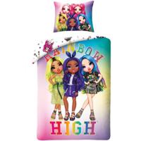 Rainbow High Dekbedovertrek 140 x 200 cm - Katoen 70 x 90 cm - thumbnail