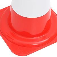 Kegelset met ketting 10 m rood en wit - thumbnail