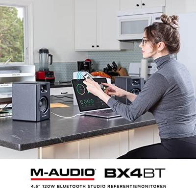 M-AUDIO BX4 BT 2x luidspreker Zwart Bedraad + Bluetooth 50 W