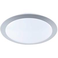 Dimbare LED Plafondlamp Rond 9W Warm Wit 3000K Mat Titaan Aluminium - thumbnail