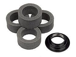 HPI - Servo saver foam (4pcs) with adjust nut (104123)
