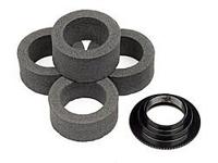 HPI - Servo saver foam (4pcs) with adjust nut (104123) - thumbnail