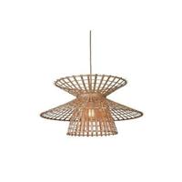 GOOD&MOJO Hanglamp 'Machu Picchu' Bamboe, 57cm, kleur Naturel - thumbnail