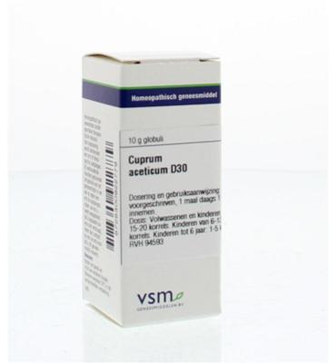 VSM Cuprum aceticum D30 (10 gr) VSM Cuprum aceticum D30 (10 gr)