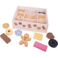 Bigjigs houten kistje met koekjes - thumbnail