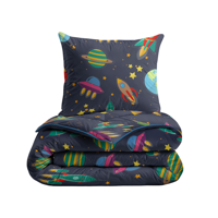Zelesta Zelesta Comfort Kids Space Dream 140x200 - Kinderdekbedovertrek - Wasbaar Hoesloos All Year Dekbed - thumbnail