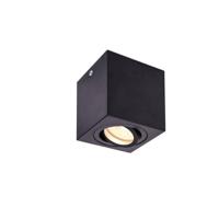 SLV Vierkante downlightTriledo GU10 8,5cm zwart - 1002013 - thumbnail