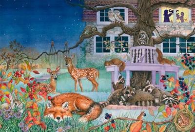 Puzzel - SCHMIDT SPIELE - Nachtelijk dierenbezoek - 100 stukjes - Vanaf 6 jaar