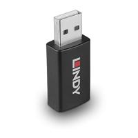 Lindy USB 2.0 Type A naar A Data Blocker met Batterij Opladen 1.2 - thumbnail