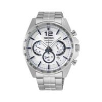 Seiko heren horloge Chronograaf Edelstaal 44MM 10ATM | SSB343P1 - thumbnail