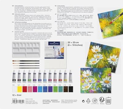 Faber Castell Acrylverfset 18-delig