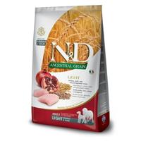FARMINA N&D ANCESTRAL GRAIN DOG LIGHT - CHICKEN. SPELT.OATS AND POMEGRANATE ADULT MEDIUM & MAXI 12kg - thumbnail