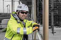 uvex pheos cx2 9198 9198237 Veiligheidsbril Incl. UV-bescherming Wit, Zwart - thumbnail