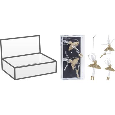 Ballerina hangdeco 15cm 2sts kerstversiering V Nampook - Nampook