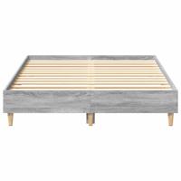 Bedframe zonder matras 160x200 cm spaanplaat grijs Sonoma - thumbnail
