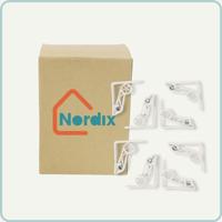 Nordix Tafelkleed Klemmen Clips Tafelklem Tuinartikelen 8 Stuks Wit - thumbnail
