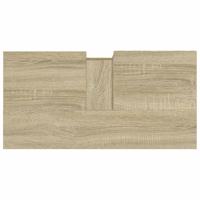 Wastafelkast 65x33x60 cm bewerkt hout sonoma eikenkleurig - thumbnail