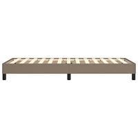 Boxspringframe stof taupe 90x200 cm - thumbnail