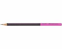 Faber Castell Grafietpotlood Grip 2001 - Zwart/Roze - thumbnail