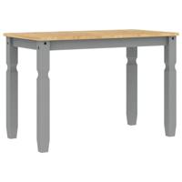 Eettafel Corona 112x60x75 cm massief grenenhout grijs - thumbnail