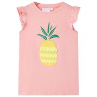 VidaXL Kindershirt 128 roze - thumbnail