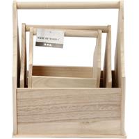 Creativ Company Flessenhouder, afm 24x17,5x28 cm, 3 stuk/ 1 set - thumbnail