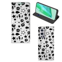 Mobiel BookCase OnePlus 9 Pro Silver Punk - thumbnail