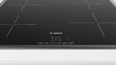 Bosch Serie 4 PUE645BF1E kookplaat Zwart, Roestvrijstaal Ingebouwd Zone van inductiekookplaat 4 zone(s)