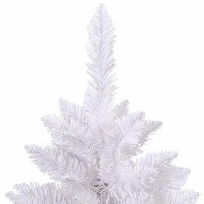VidaXL Kunstkerstboom met 300 led wit 240 cm pvc en metaal