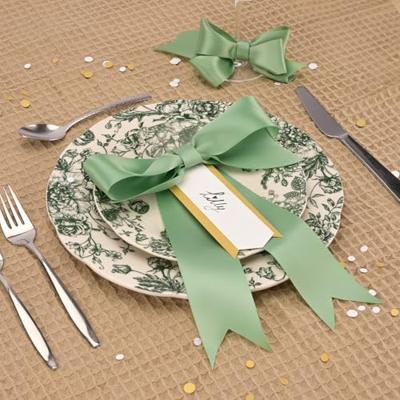 Vaessen Creative • satijnlint 20mx38mm saliegroen