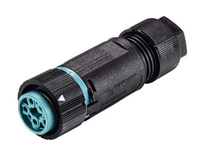 Wieland Electric 46.051.4553.6 Ronde connector Koppeling, recht Totaal aantal polen: 4 + PE Serie (ronde connectoren): RST® MINI 1 stuk(s)