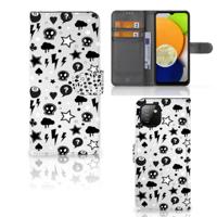 Telefoonhoesje met Naam Samsung Galaxy A03 Silver Punk - thumbnail