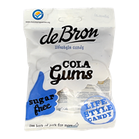 De Bron Suikervrije Cola Gums - thumbnail