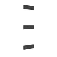 Bodyjet Tres Inbouw Hydromassage 13.9x4.9 cm Breed Mat Zwart - thumbnail